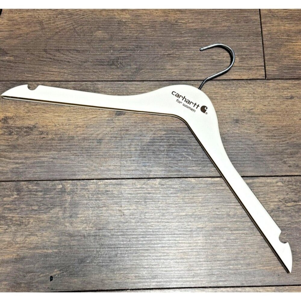 Carhartt for Women branded Clothes hangers Rare and unique! Set of 10 beige tan